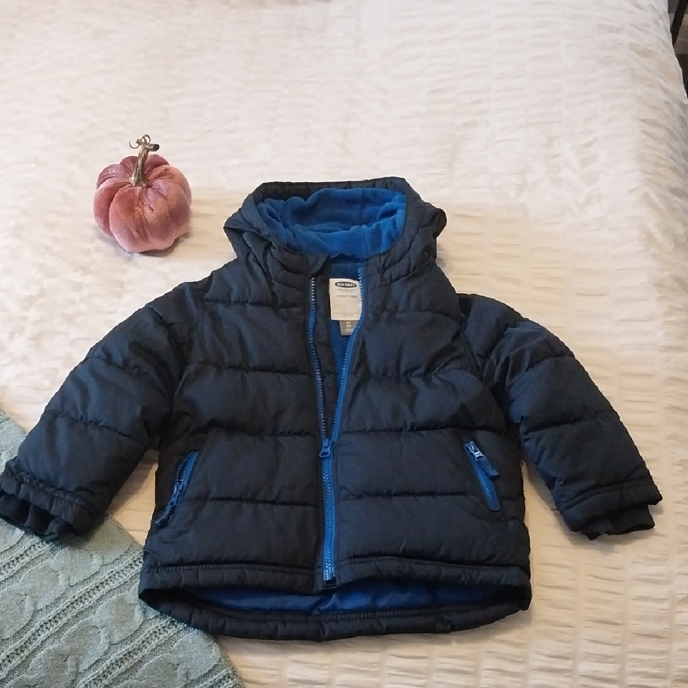 Old Navy Dark Blue Toddler Puffer Jacket